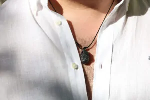 Collana Ciondolo in Shungite Grezza